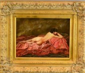 N. HENRY BINGHAM OIL PAINTING