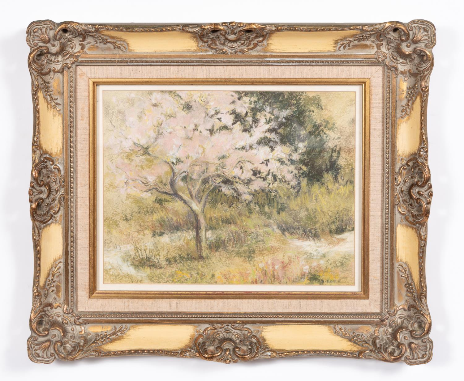 N. NOBLE, PASTEL LANDSCAPE WITH