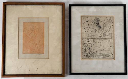 N. PATTON: FEMALE NUDE (PRINT) &