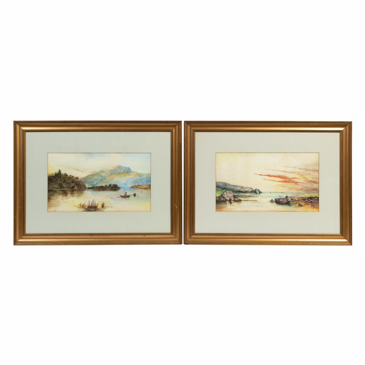 N. PEEL, COASTAL WATERCOLOR