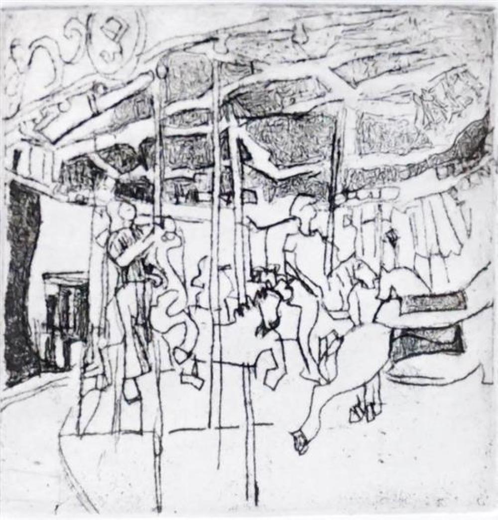N. TERRY, CAROUSEL, ETCHINGN.