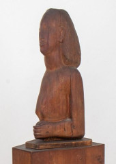 NABI MANNER MAHOGANY BUST OF A