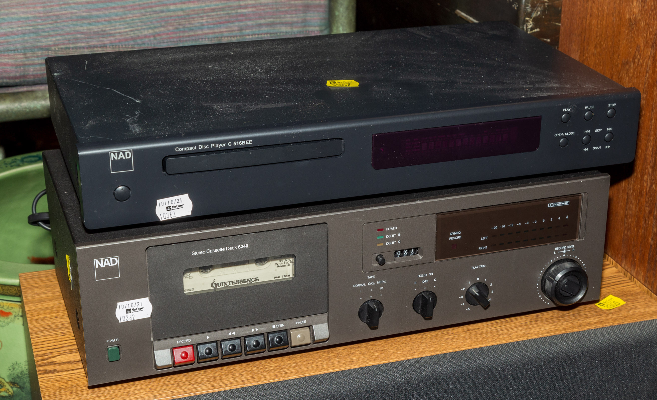 NAD C516BEE CD PLAYER & NAD 6240