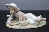 NADAL PORCELAIN FIGURINE, GIRL