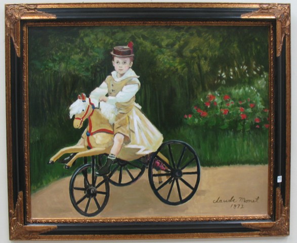 NADENE MAIER OIL ON CANVAS BOARD