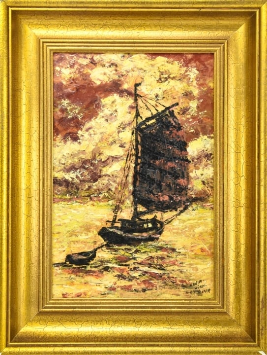 NADIA KIRK SIGNED MID C OIL