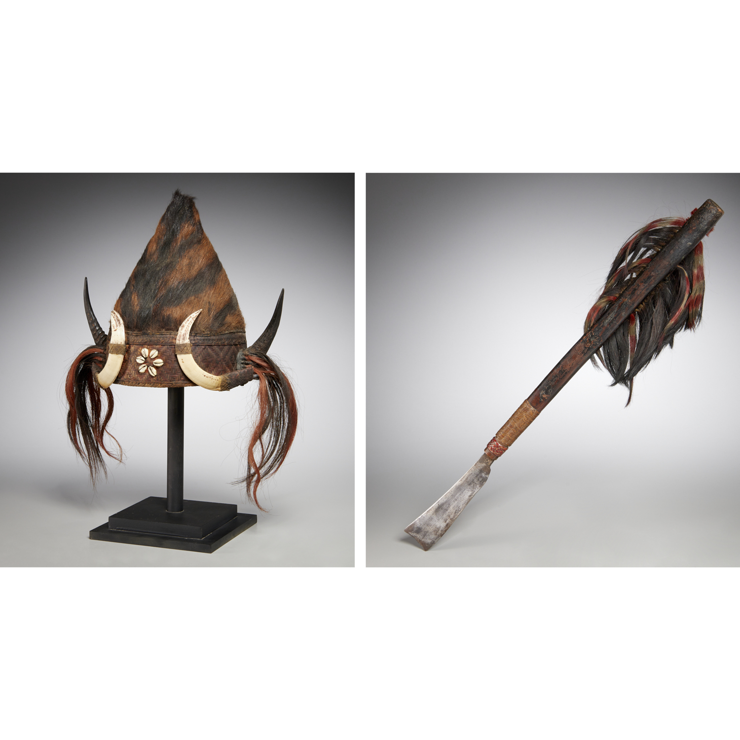 NAGA HEADHUNTER'S HAT AND DAO