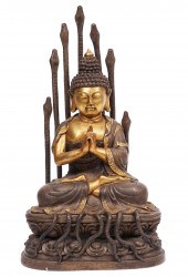 NAGA THAI GILT & PATINATED BRO