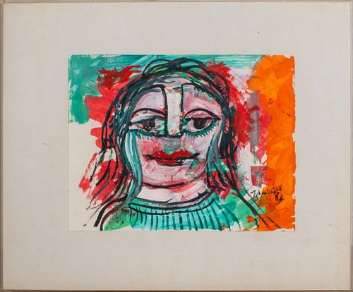 NAHUM TSCHACBASOV ABSTRACT PORTRAIT