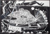 NAHUM TSCHACBASOV LARGE FISH O