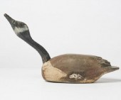 NAIVE CANADA GOOSE CARVING, QU