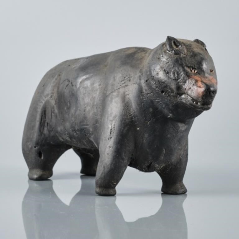 NAIVE FOLK CARVING OF A BLACK