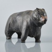 NAIVE FOLK CARVING OF A BLACK