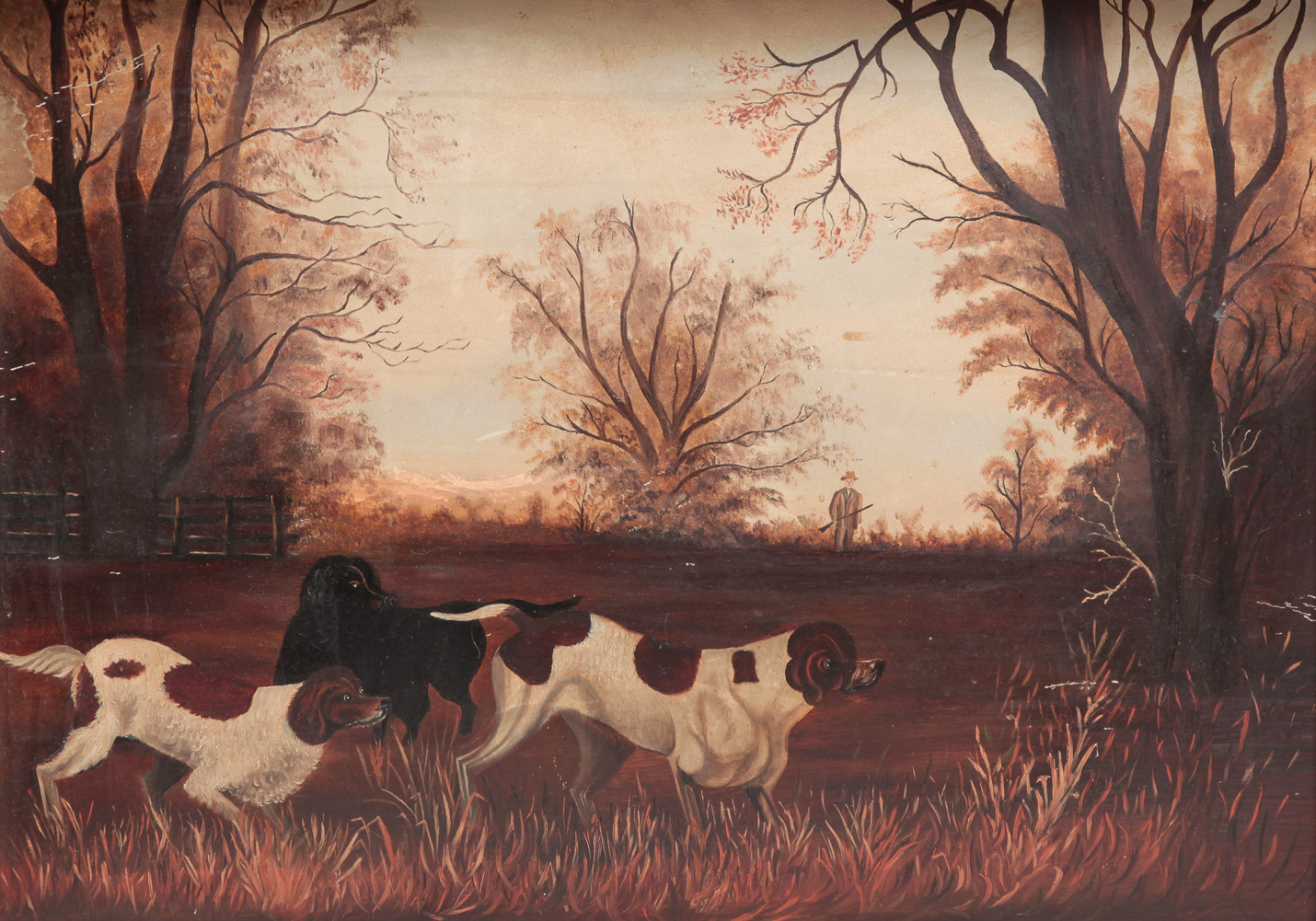 NAIVE HUNTING SCENE. American