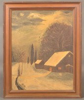 NAïVE OIL ON ARTIST BOARD PAIN
