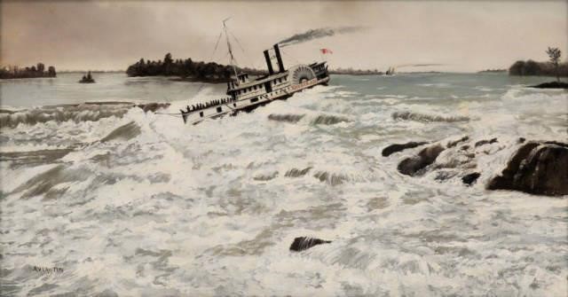 NAIVE OIL PAINTING BY ALFRED