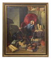 NAIVE PORTRAIT SIGNED "EL TORR