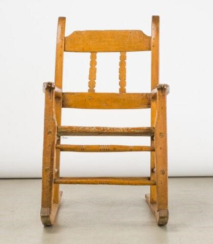 NAIVE ROCKER, QUEBEC, CA. 1840An