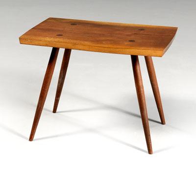 Nakashima walnut side table,