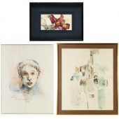 NALL, GROUP OF (3) WATERCOLORS