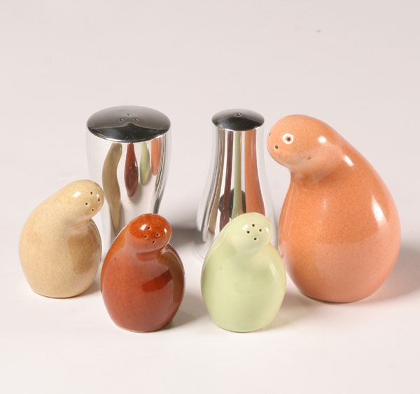 Nambe chrome salt and pepper
