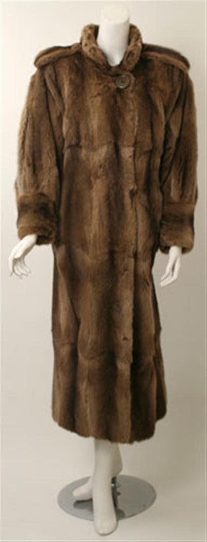 Nan Duskin stone marten coat   