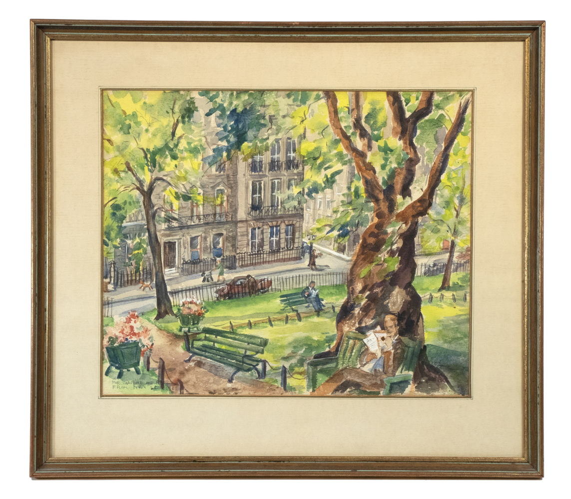 NAN LEE (20TH C. AMERCAN) City Park