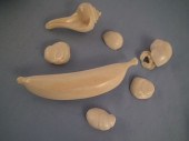 NANCY CHASE BONE CARVINGSLot o