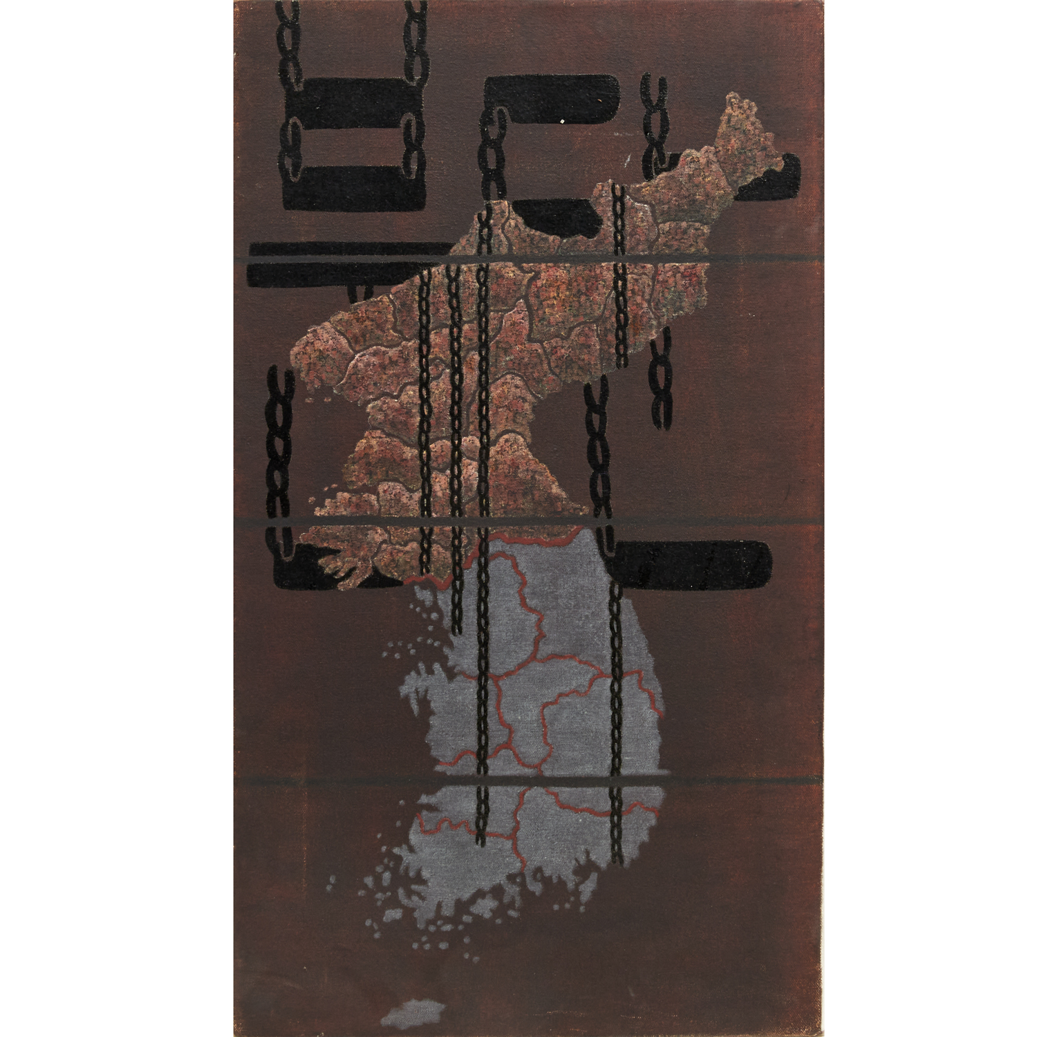 NANCY CHUNN, OIL AND WAX ON CANVAS,