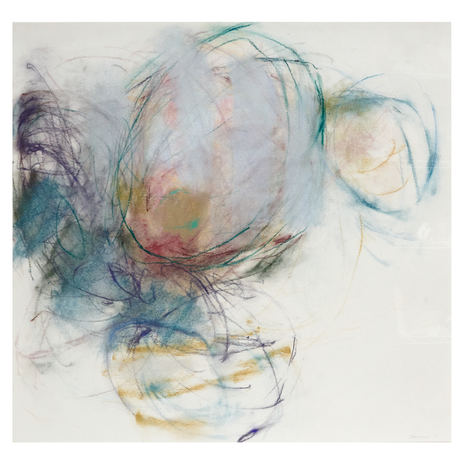 NANCY STORROW, PASTEL ON PAPER,