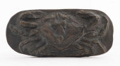 NANCY WEBB CRAB BRONZE SCULPTU