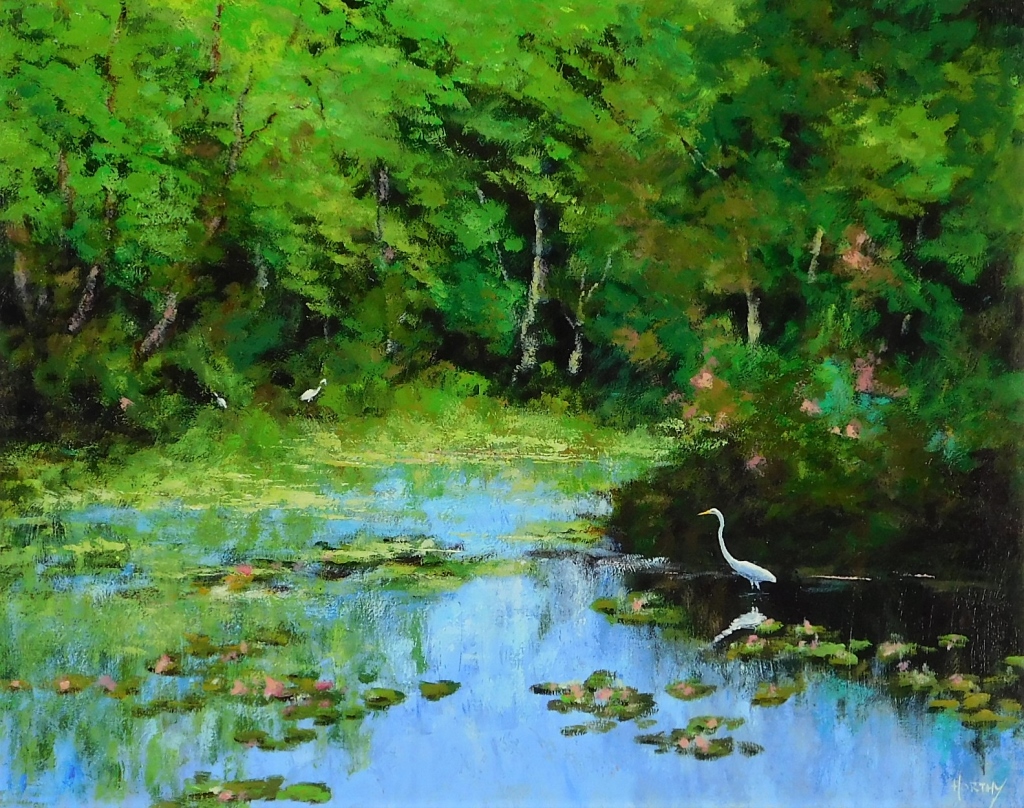 NANDOR HORTHY IMPRESSIONIST MARSH