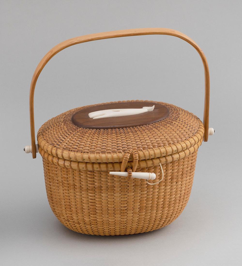 NANTUCKET BASKET PURSE BY BILL