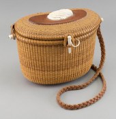 NANTUCKET BASKET PURSE BY BOBB