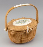 NANTUCKET BASKET PURSE BY BOBB