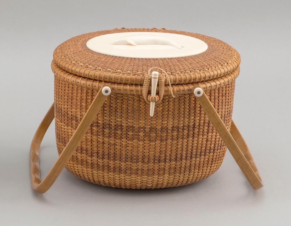 NANTUCKET BASKET PURSE BY GERALD L.