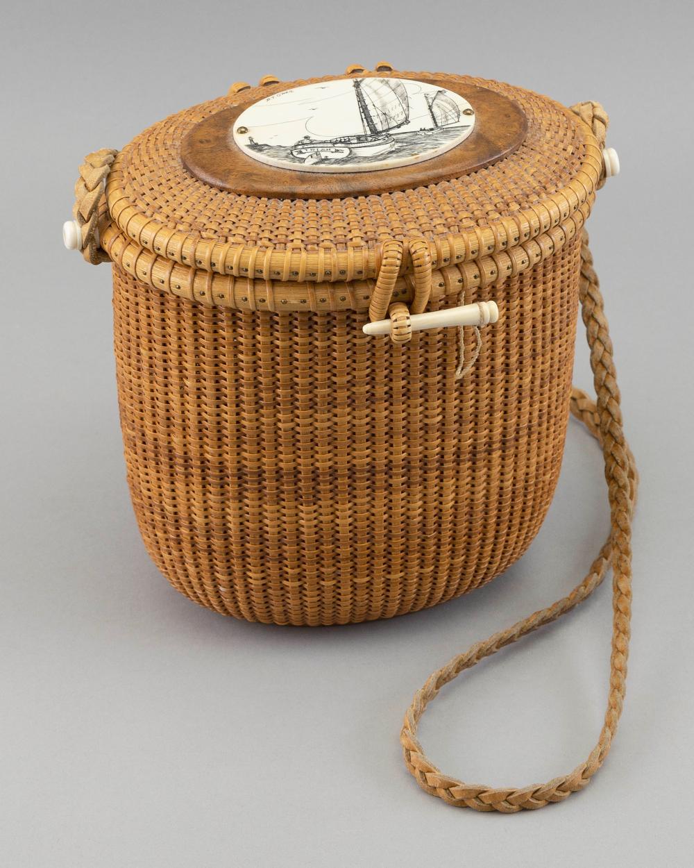 NANTUCKET BASKET PURSE BY GERALD L.