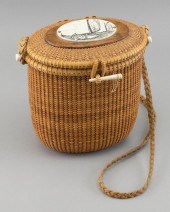 NANTUCKET BASKET PURSE BY GERA