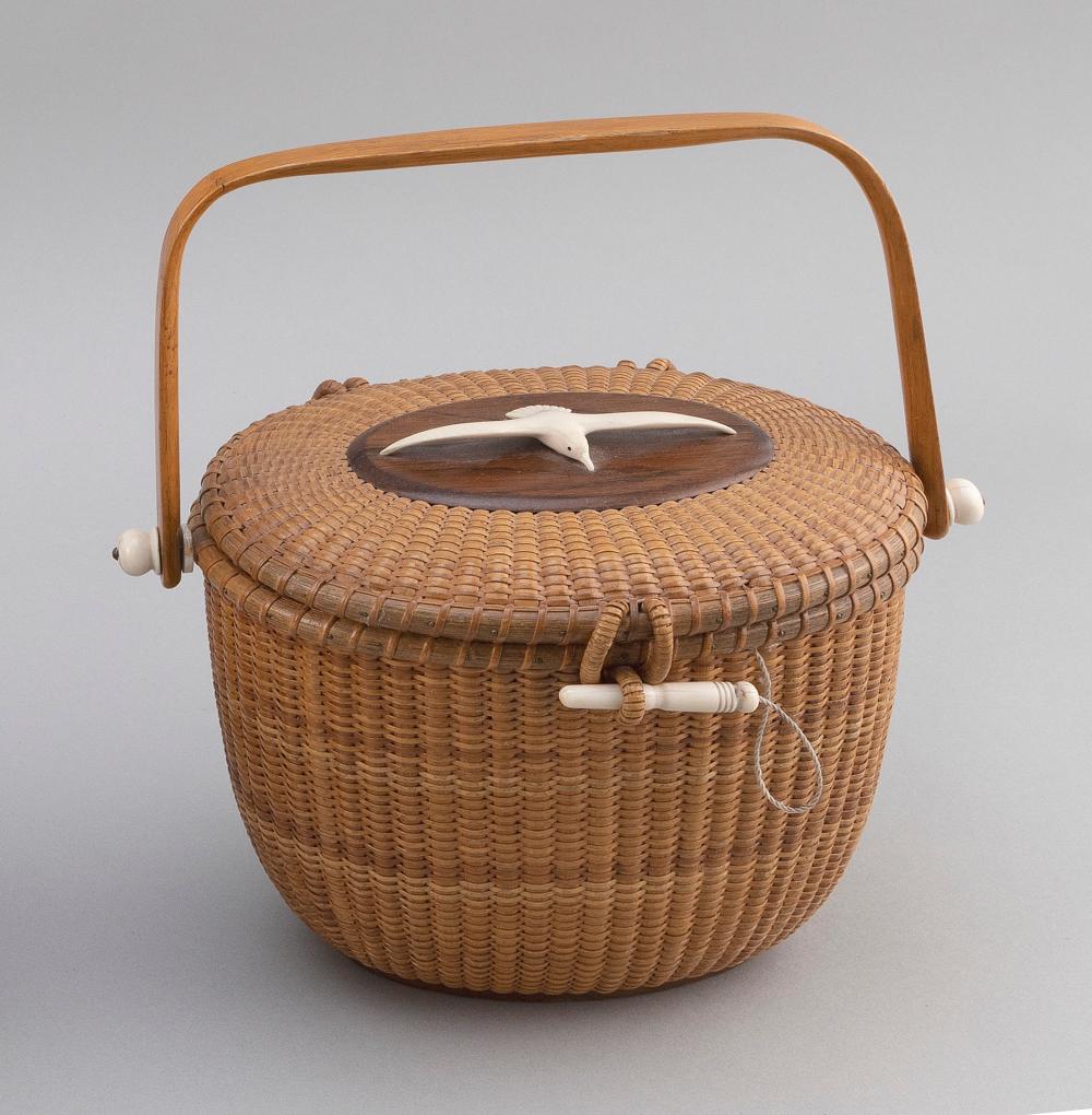 NANTUCKET BASKET PURSE BY JOHN P.