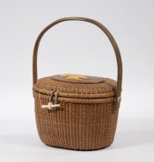 NANTUCKET BASKET PURSE SIGNED
