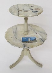 NANTUCKET PAINT DECORATED TWO-