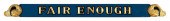NANTUCKET QUARTERBOARD "FAIR E