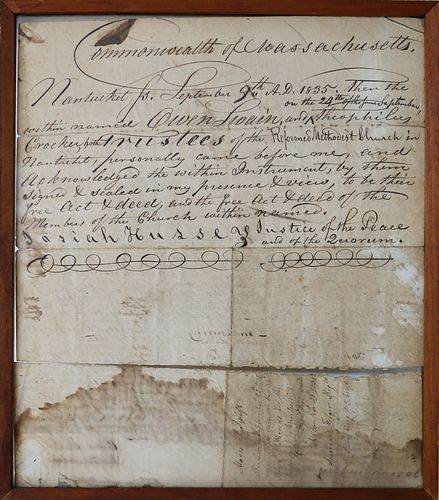 NANTUCKET, SEPTEMBER 9TH 1835