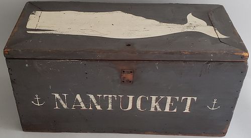 NANTUCKET SPERM WHALE DECORATED