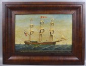 NANTUCKET WHALE SHIP PAINTING