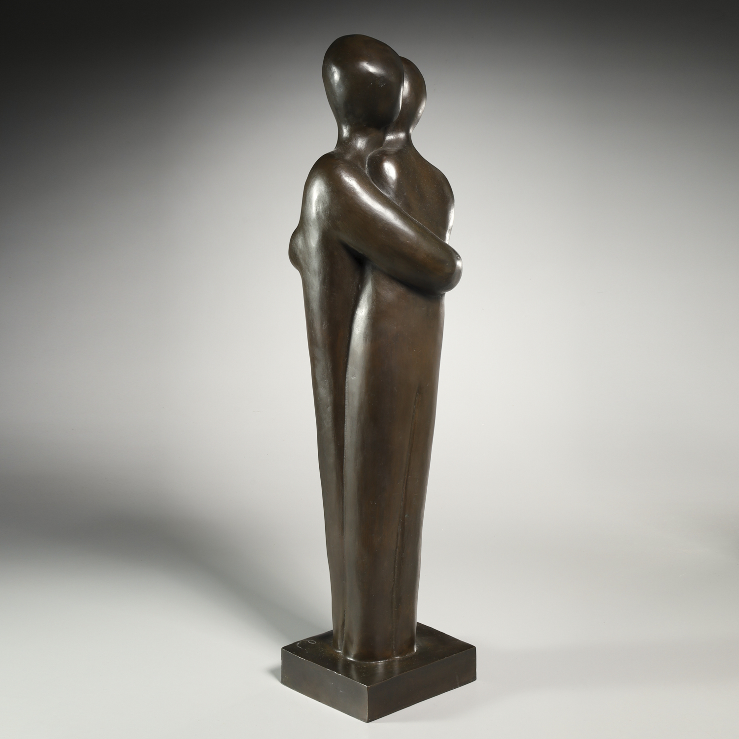 NAOMI SCHINDLER, PATINATED BRONZE