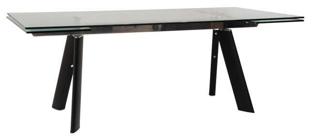 NAOS ITALIAN MODERN GLASS DRAW-LEAF