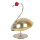 NAPIER ART DECO CHROME SWAN CO