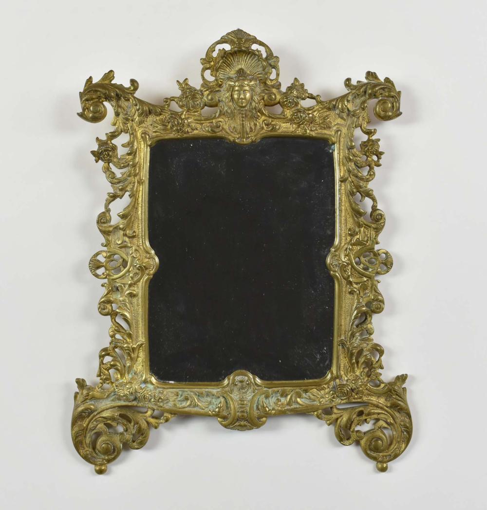 NAPOLEAN III BRONZE MIRRORLate