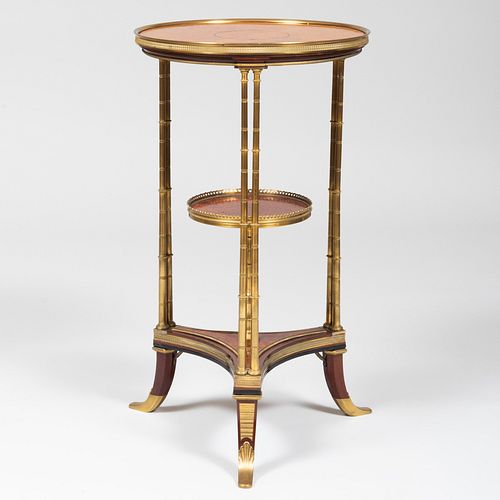 NAPOLEAN III STYLE ORMOLU-MOUNTED